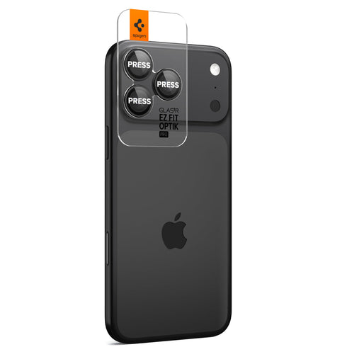 Spigen iPhone 17 Pro Max / 17 Pro Lens Protector – Optik Pro EZ Fit